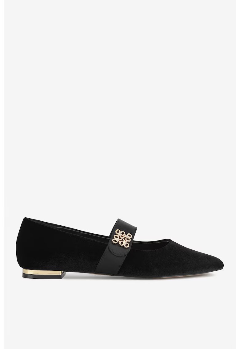 NINE WEST Balerini 5903419361968 - Textil - Negru - Negru