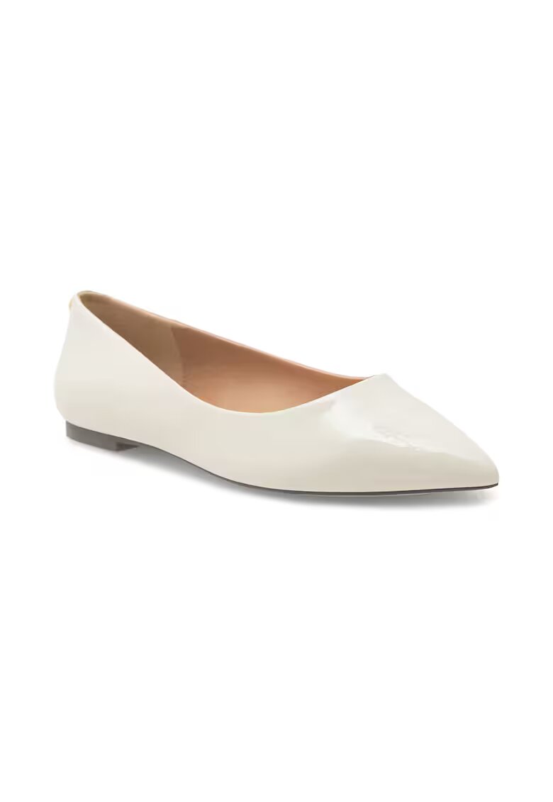 NINE WEST Balerini dama - 478607 - Piele ecologica - Alb