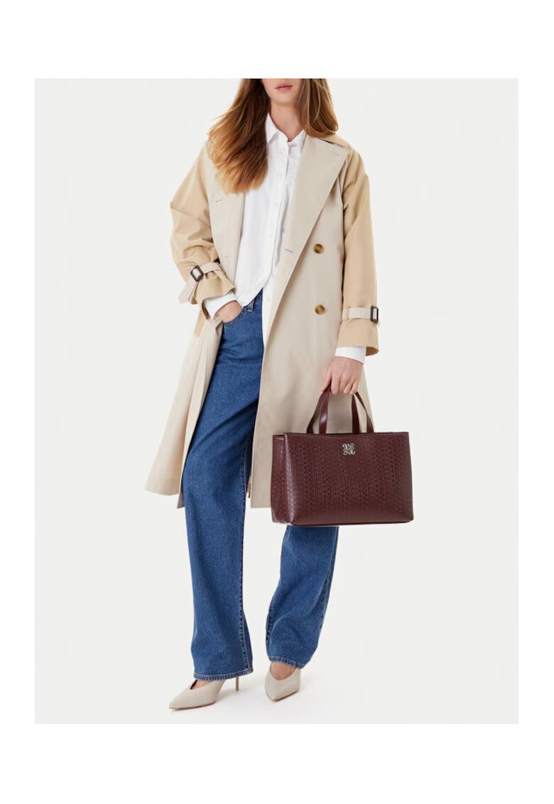 NINE WEST Geanta dama CEO-HAMPSHIRE-III-LD - bordo - material textil