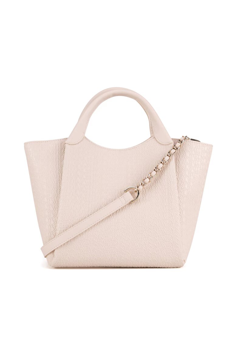 NINE WEST Geanta dama ecru - model LDA6767A - din material sintetic