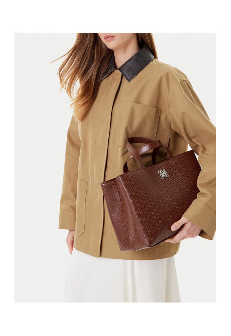 NINE WEST Geanta dama model CEO-HAMPSHIRE-III-LD - culoare brown - material textil.