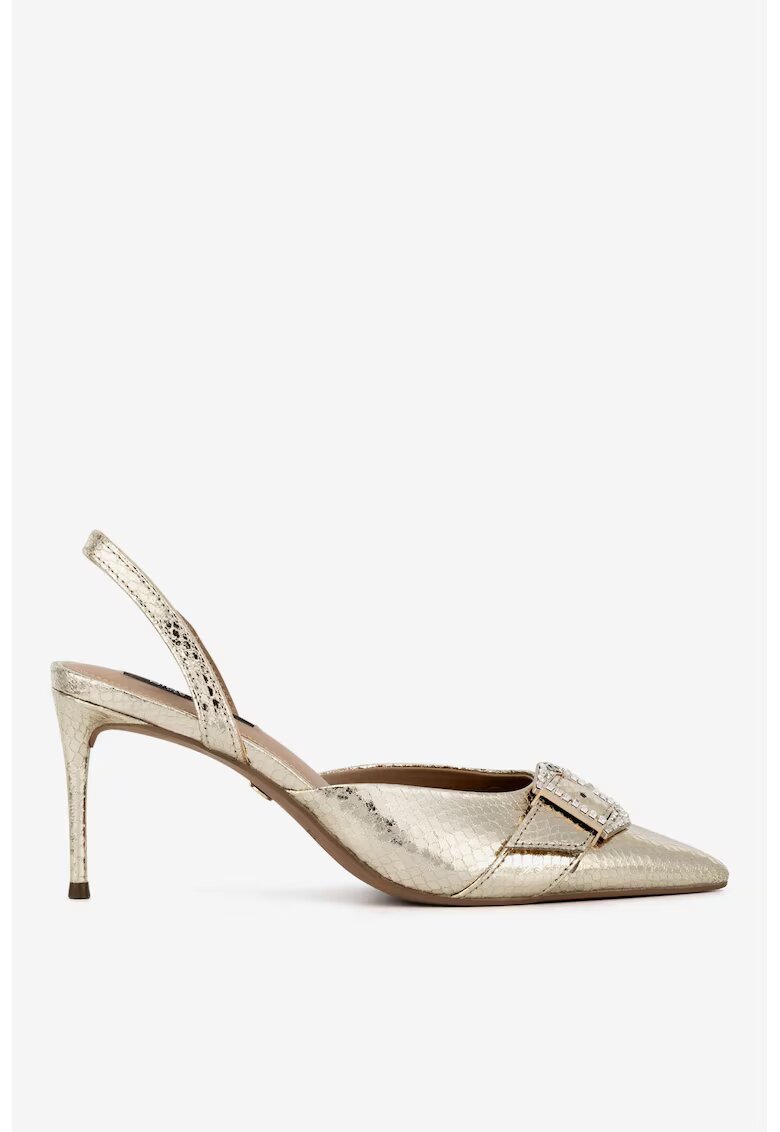 NINE WEST Pantofi dama 5903419346576 - Sintetic - Auriu - Auriu