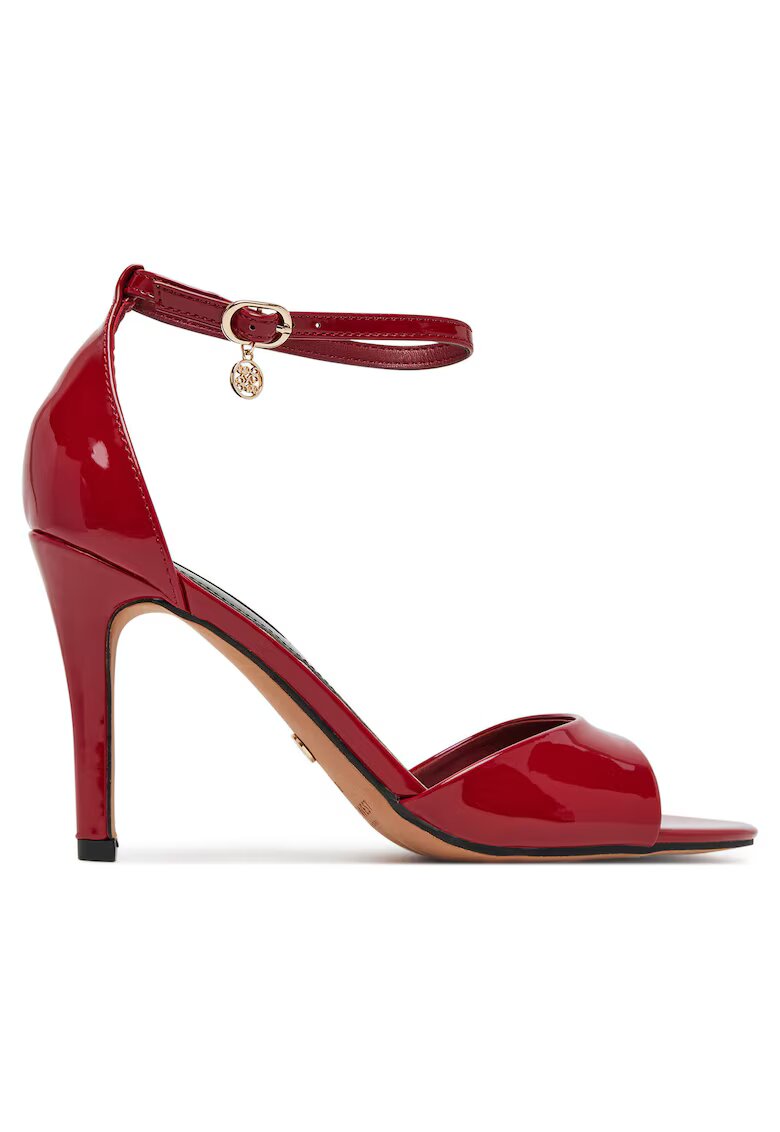 NINE WEST Sandale cu toc dama - rosu