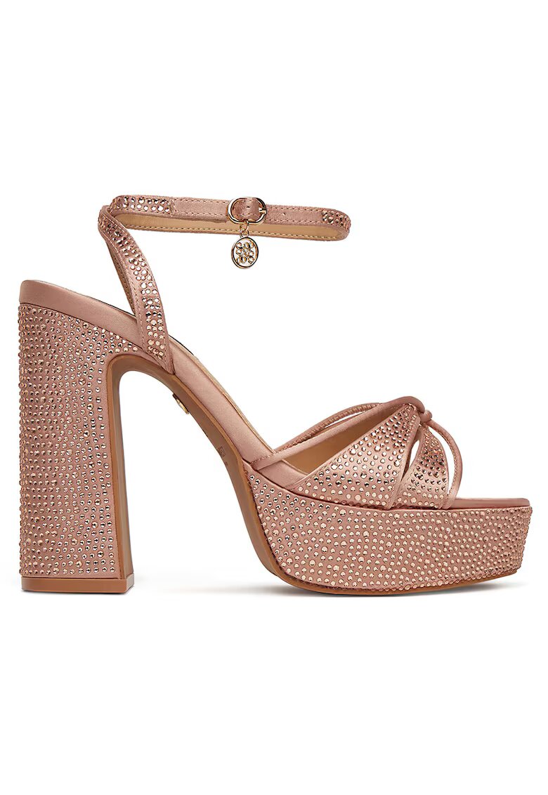NINE WEST Sandale cu toc dama - S3SH005-01A - Roz