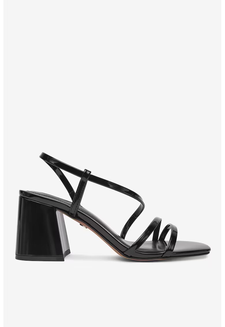 NINE WEST Sandale dama 5904862875194 - Piele ecologica - Negru - Negru