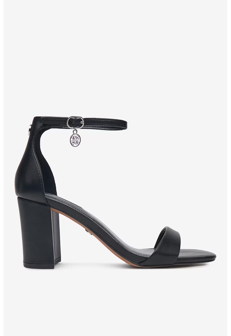 NINE WEST Sandale dama 5904862882031 - Piele ecologica - Negru - Negru