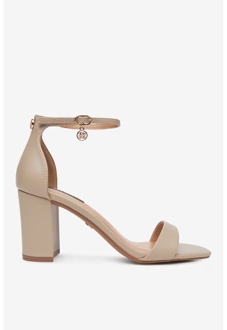 NINE WEST Sandale dama 5904862882062 - Piele ecologica - Bej - Bej