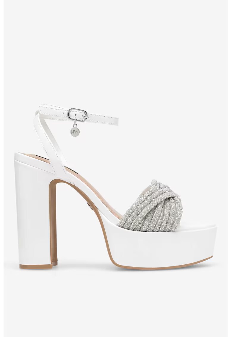 NINE WEST Sandale dama 5905588592570 - Sintetic - 41 EU - Alb