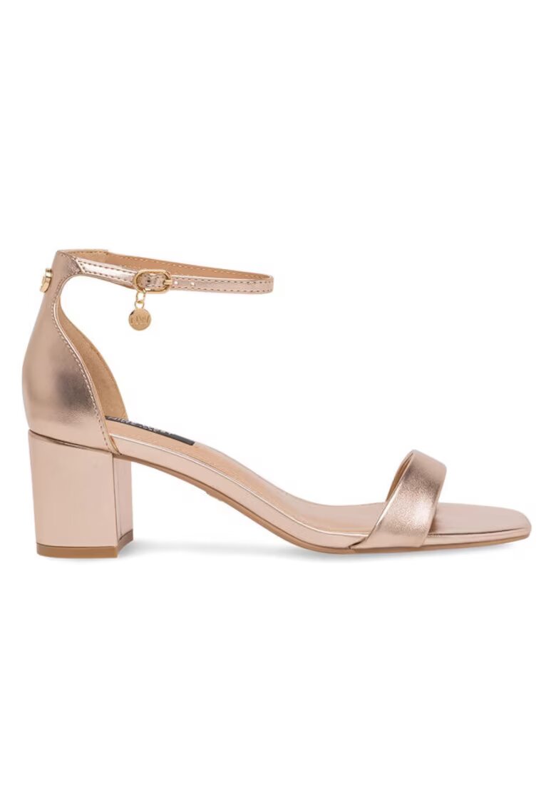 NINE WEST Sandale dama - Sintetic - Auriu - Auriu