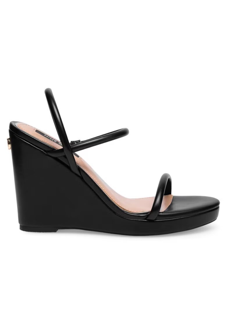 NINE WEST Sandale dama - Sintetic - Negru - Negru