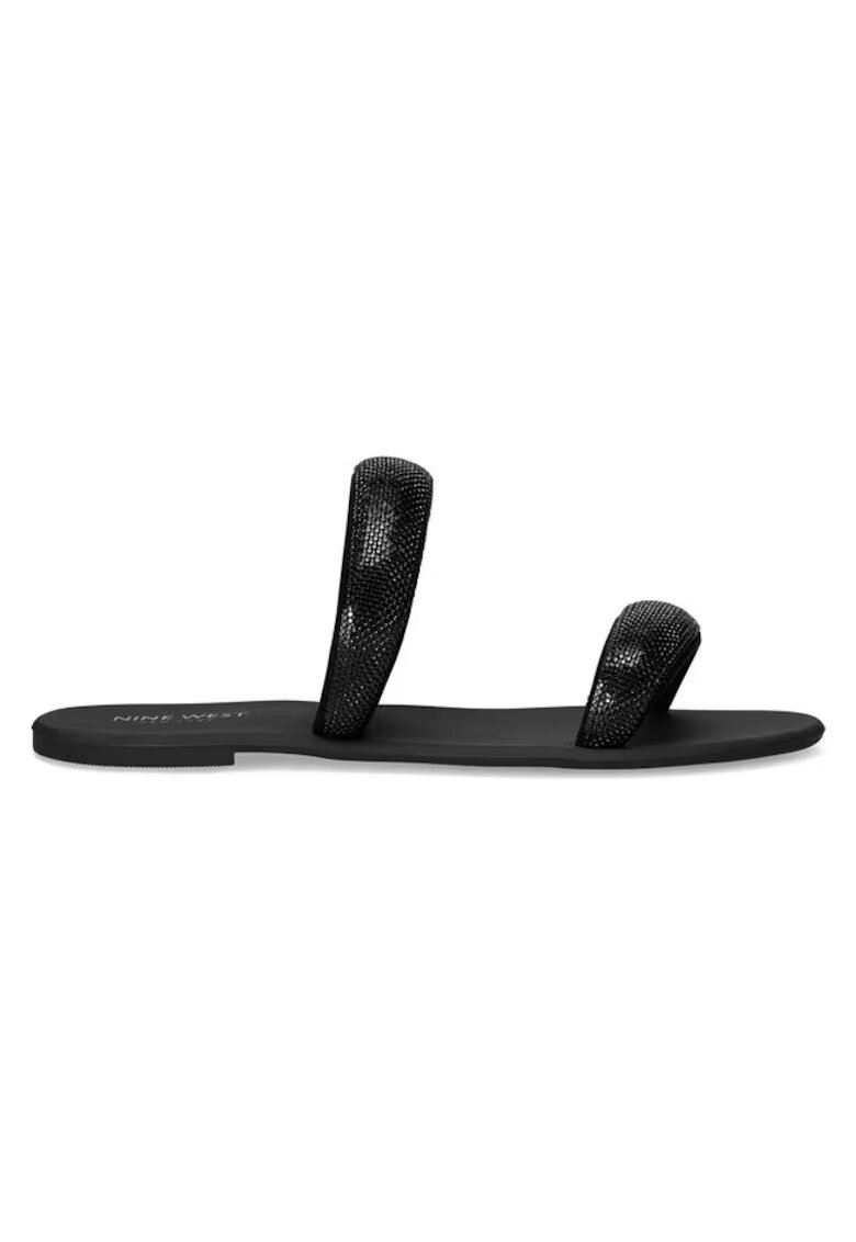 NINE WEST Sandale dama - Textil - Negru - Negru