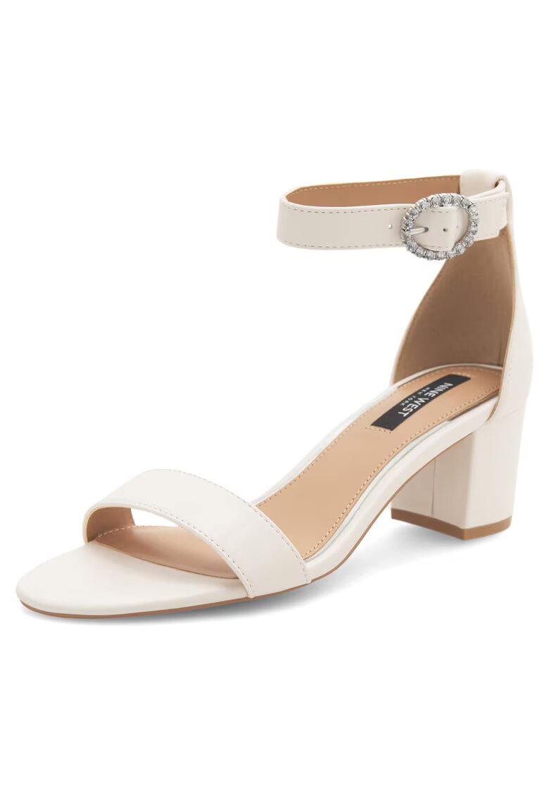 NINE WEST Sandale dama - WFA2641-1 - alb - plastic