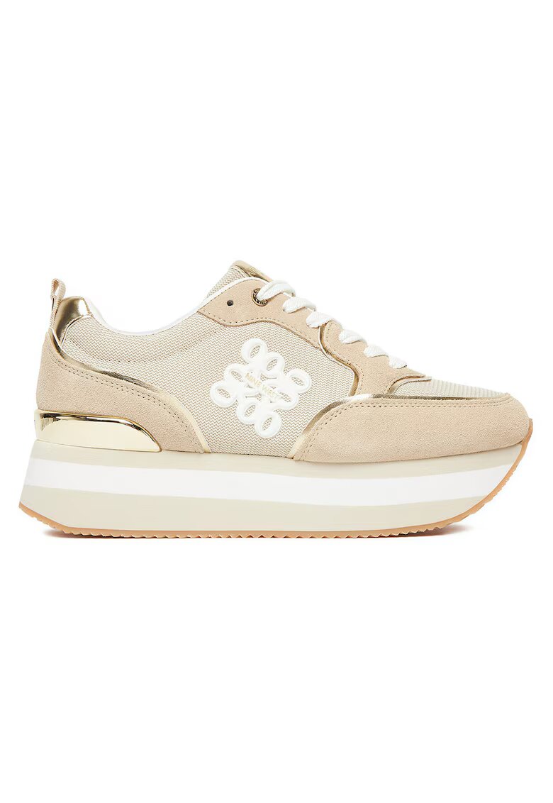 NINE WEST Tenisi dama - textil - alb/bej