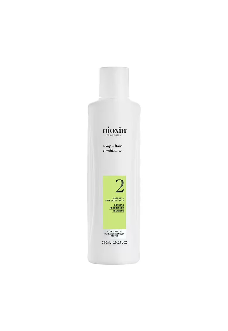 Nioxin Balsam profesional fortifiant impotriva ruperii System 2 Scalp + Hair pentru par natural afectat de subtiere avansata - 300 ml