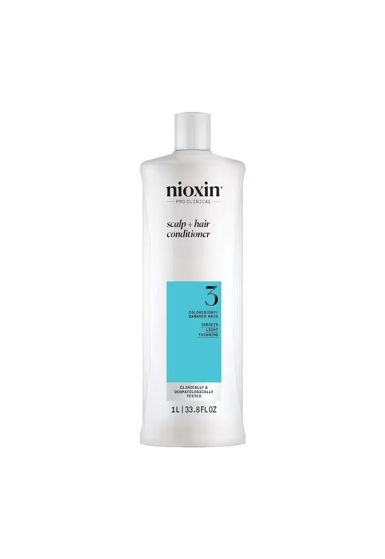 Nioxin Balsam profesional fortifiant impotriva ruperii System 3 Scalp + Hair - 1 l