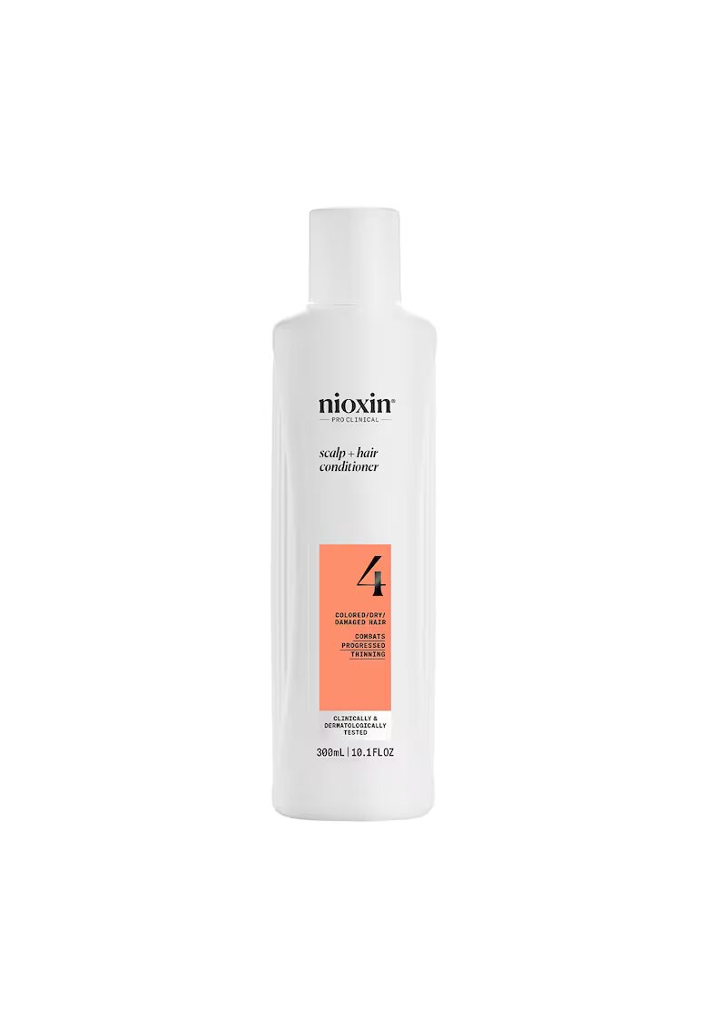Nioxin Balsam profesional fortifiant impotriva ruperii System 4 Scalp + Hair pentru par vopsit sau deteriorat afectat de subtiere avansata - 300 ml