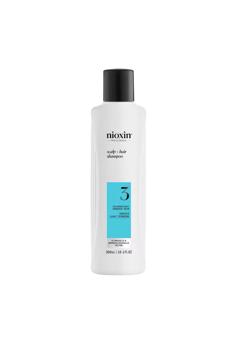 Nioxin Sampon profesional fortifiant impotriva ruperii System 3 Scalp + Hair - 300 ml