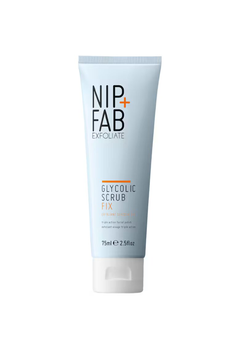 NIPFAB Exfoliant pentru fata cu tripla actiune Glycolic Fix Scrub - 75 ml