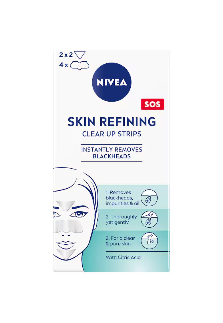 Nivea Benzi pentru curatarea porilor - 6 buc