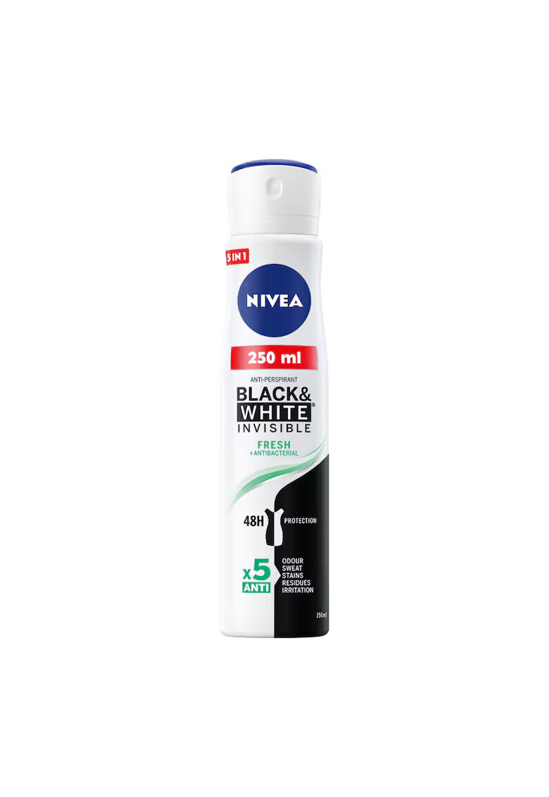 Nivea Deodorant spray Invisible for Black & White - 250 ml - Fresh