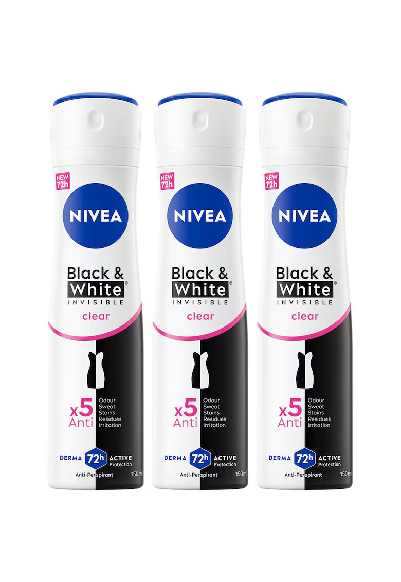 Nivea Deodorant spray pentru femei - Original/Black