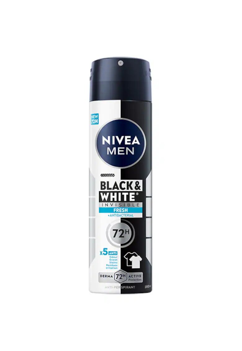 Nivea Men Deodorant antiperspirant spray Nivea Black & White Invisible Fresh - 200 ml
