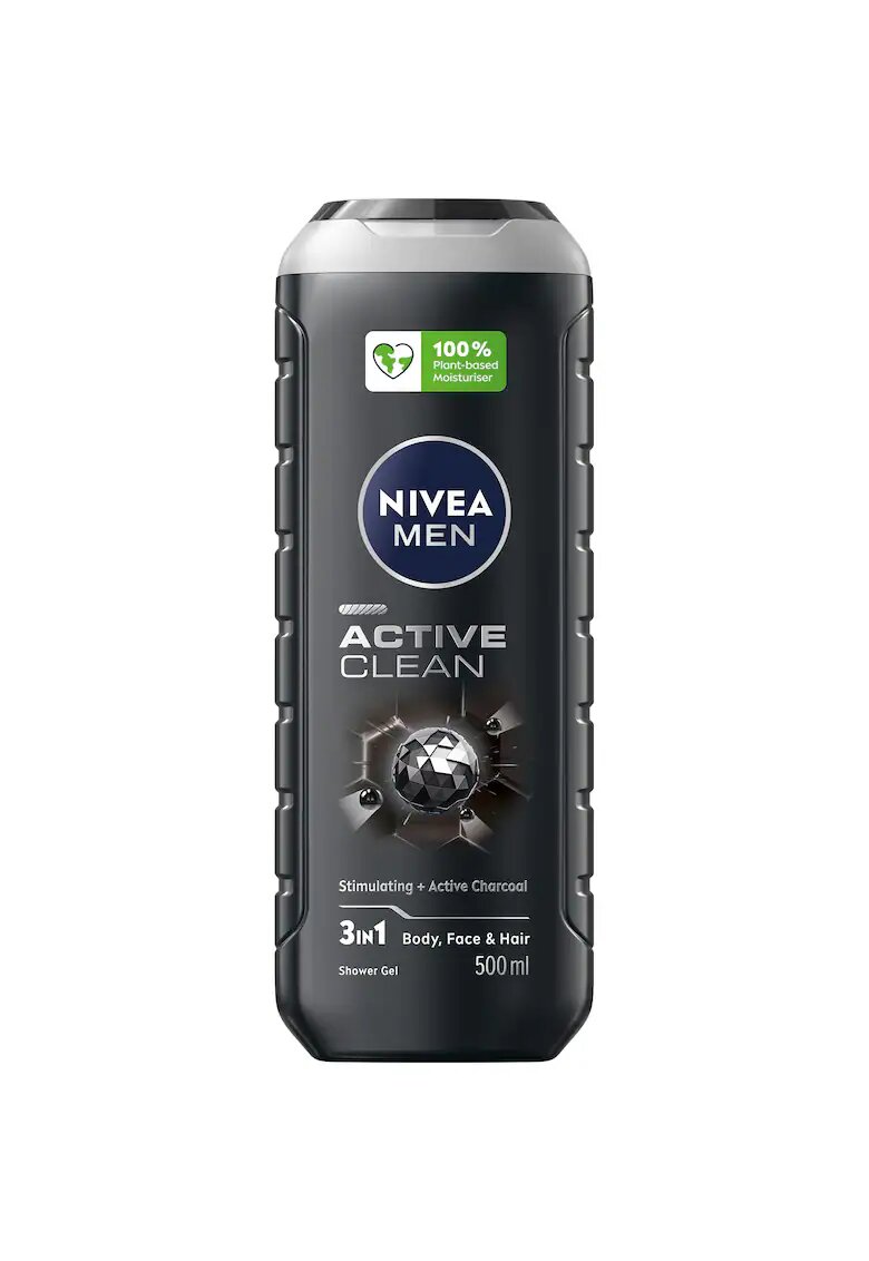 Nivea Men Gel de dus Active Clean - 3 in 1 - 500 ml