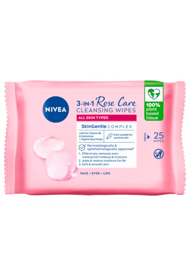 Nivea Servetele demachiante 25 buc - Normal