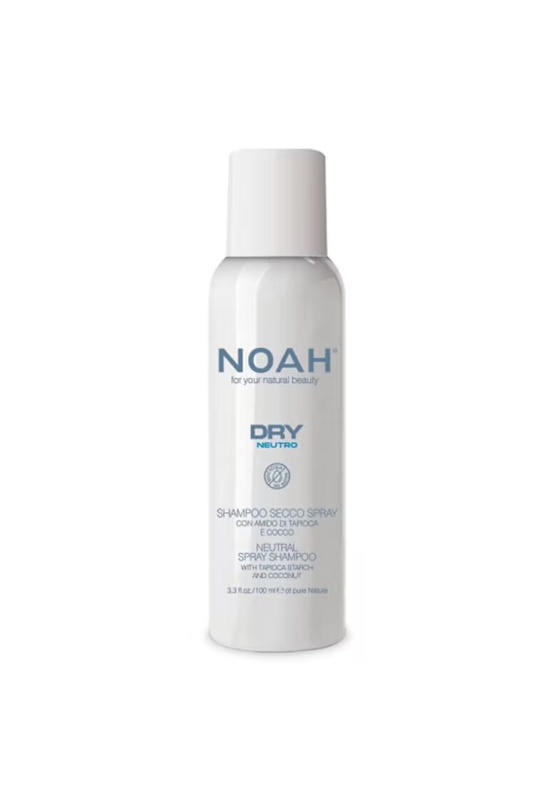 NOAH Sampon uscat fara apa - cu amidon de tapioca si cocos - Neutral - 100 ml