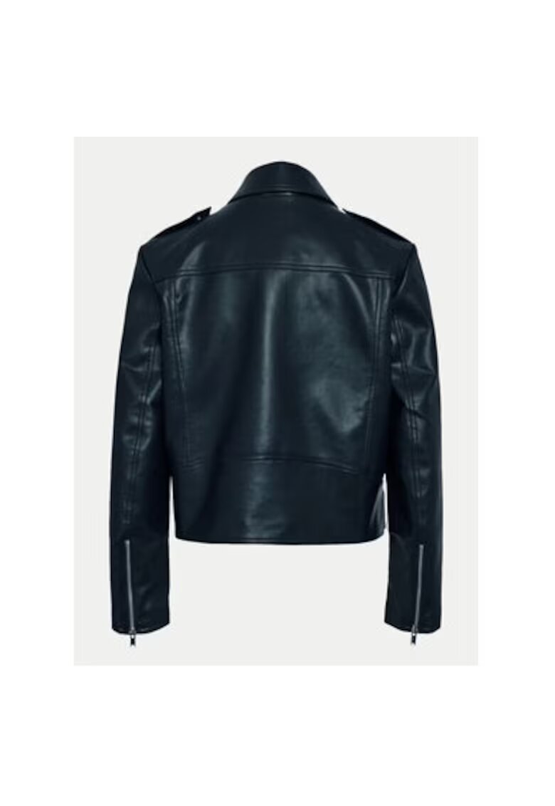 Noisy May Geaca dama - 304807930 - Piele ecologica - Negru - Negru