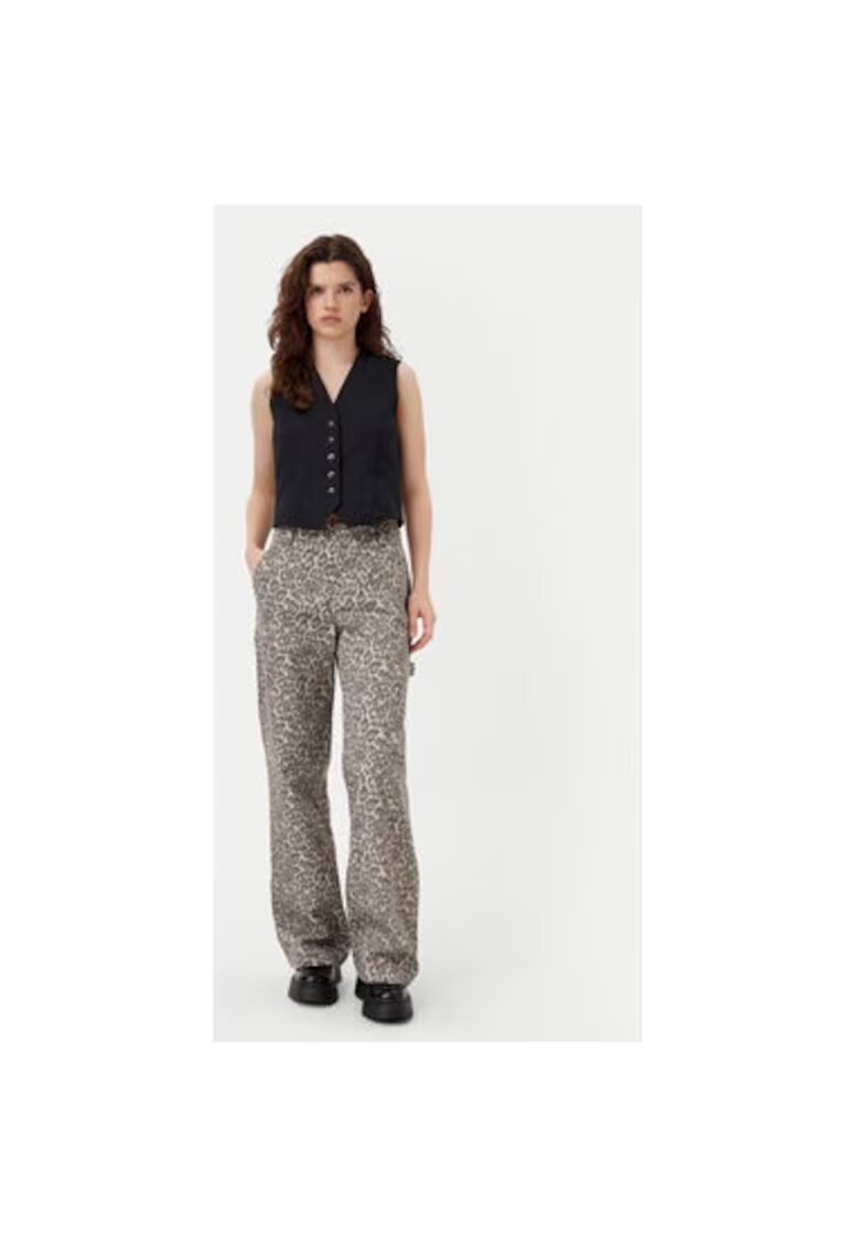 Noisy May Pantaloni dama - 304807893 - Poliester/Bumbac - Bej - Bej