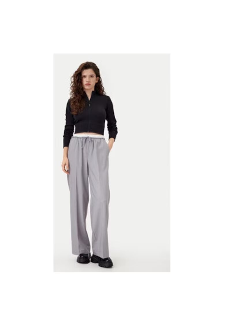 Noisy May Pantaloni dama - 304907319 - Poliester reciclat/Poliester - Gri - Gri