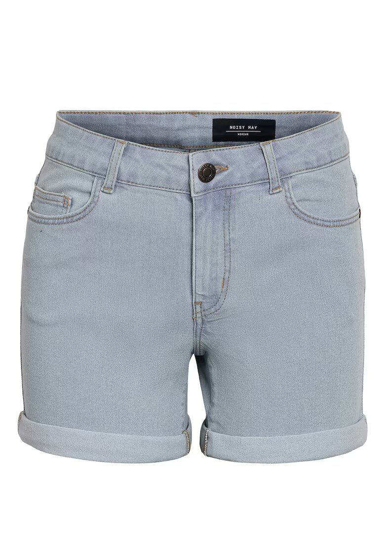 Noisy May Pantaloni scurti din denim dama 27032491 - Bumbac/Poliester - Albastru - Albastru