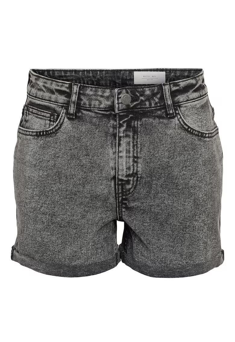 Noisy May Pantaloni scurti din denim dama 27033697 - Bumbac organic/Bumbac - Gri - Gri