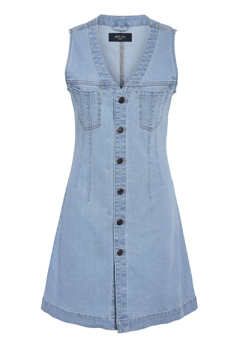 Noisy May Rochie din denim dama 27033695 - Sintetic - Albastru