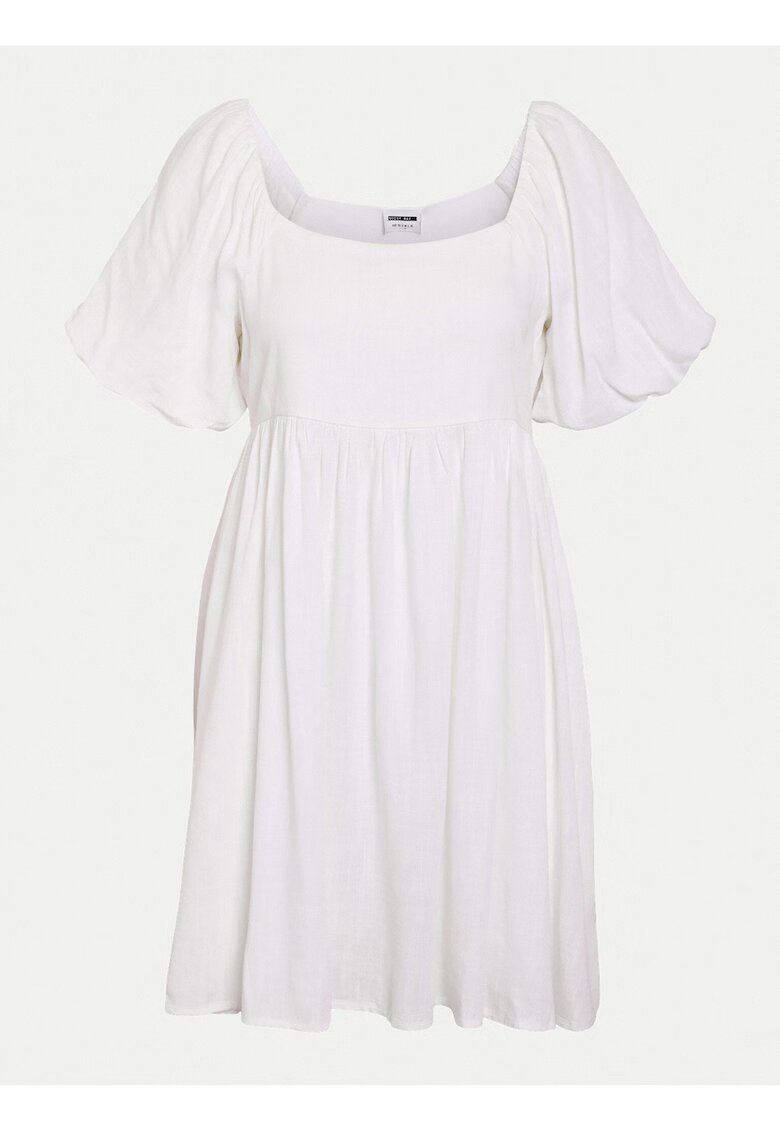 Noisy May Rochie scurta cu maneci bufante - Alb