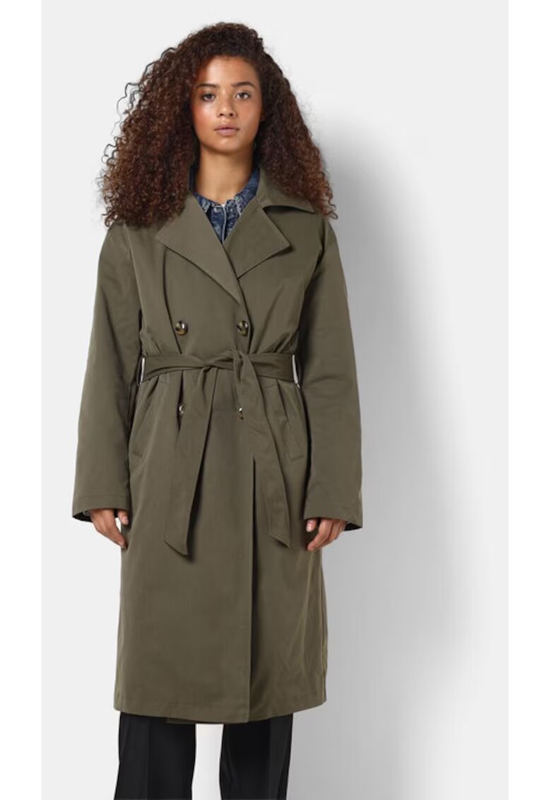 Noisy May Trench dama - 483647 - Verde - Poliester