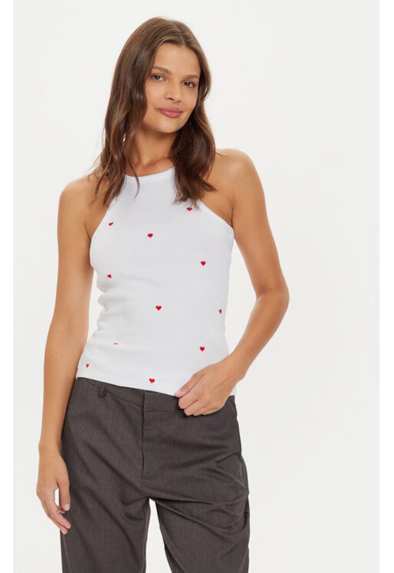 Noisy May Tricou dama - 304736315 - Bumbac - Alb - Alb