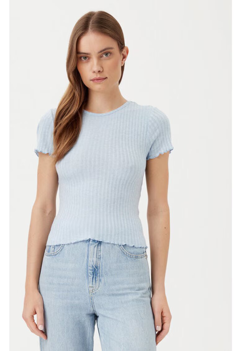 Noisy May Tricou dama - 304807763 - Viscoza/Poliester - Albastru - Albastru