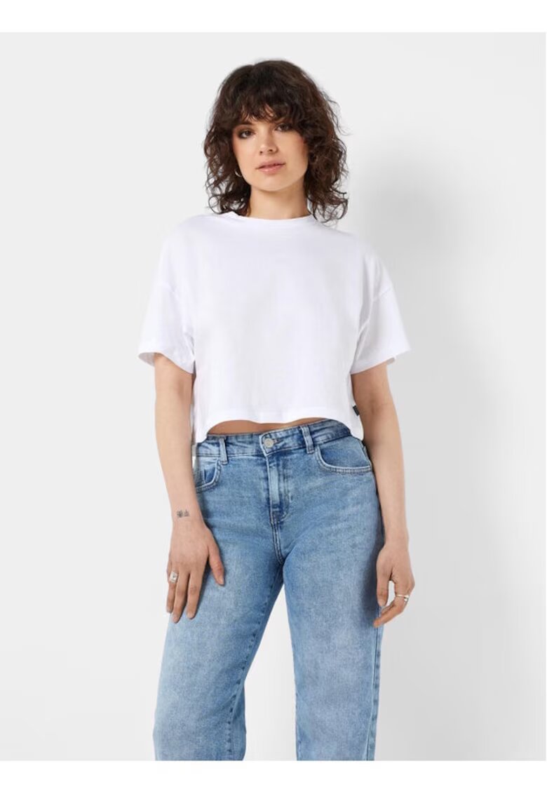 Noisy May Tricou dama - 483326 - Alb - Bumbac -