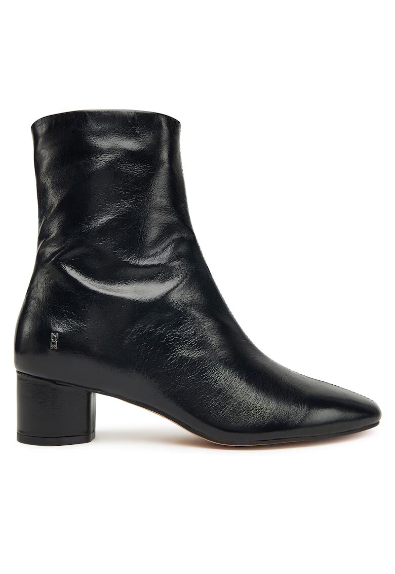 Nokwol Botine dama - Alyssa - piele naturala - negru