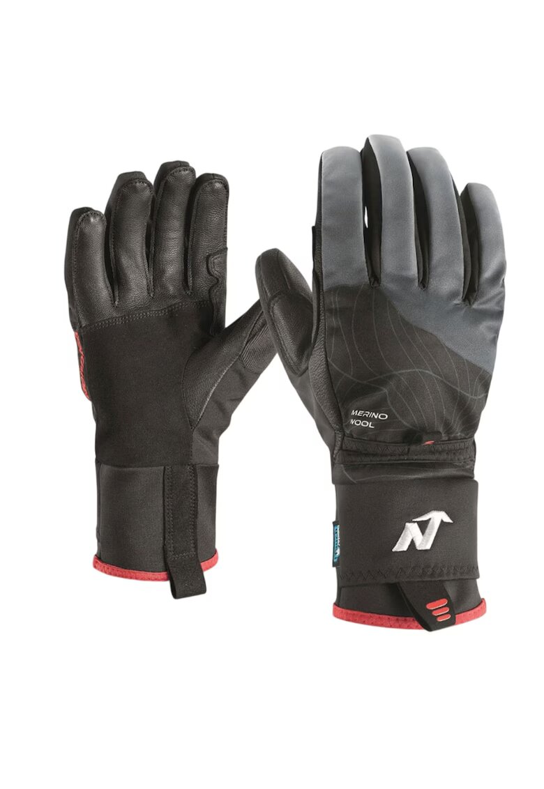 Nordica Manusi barbati Alper light-Negru/Rosu-M