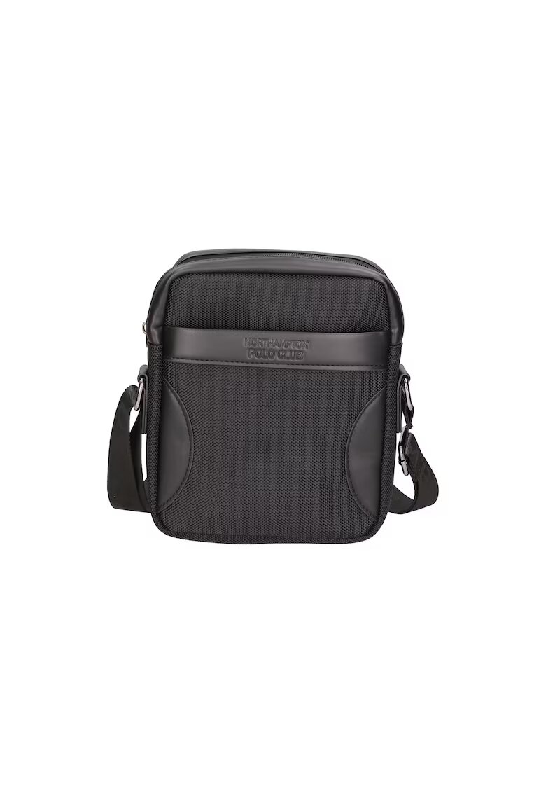 Northampton Polo Club Geanta crossbody cu detalii de piele ecologica 24513 - Negru