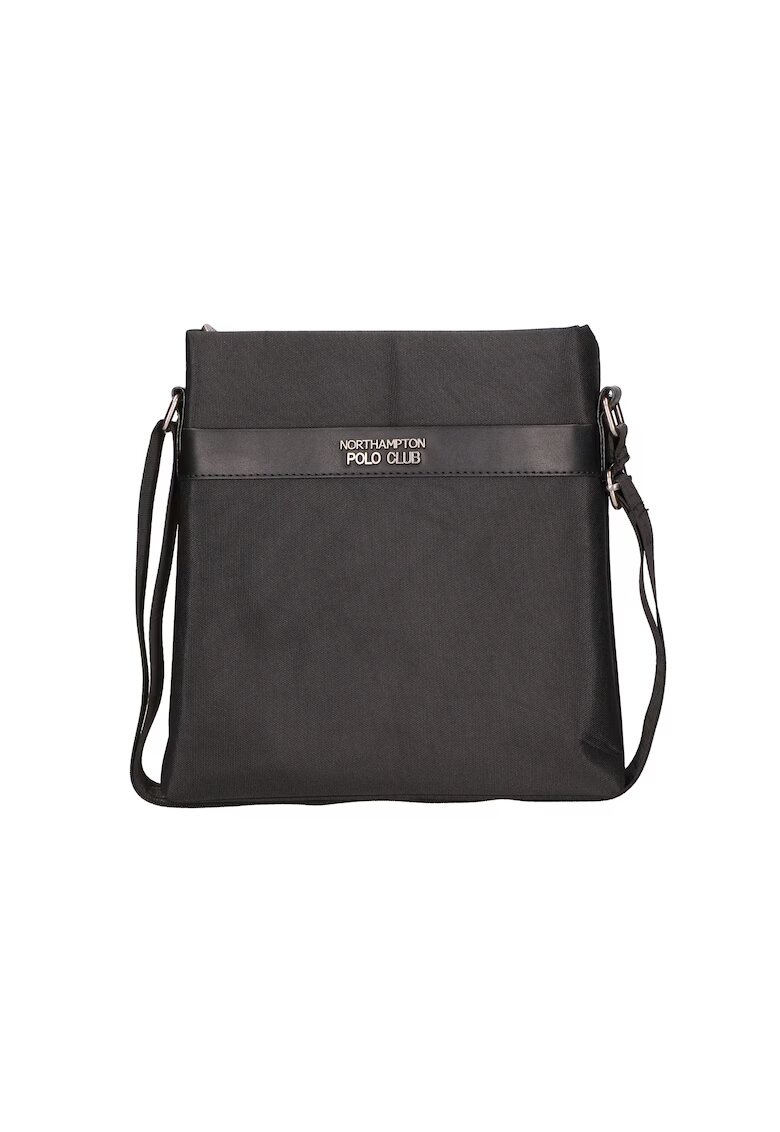 Northampton Polo Club Geanta crossbody de material textil - Negru