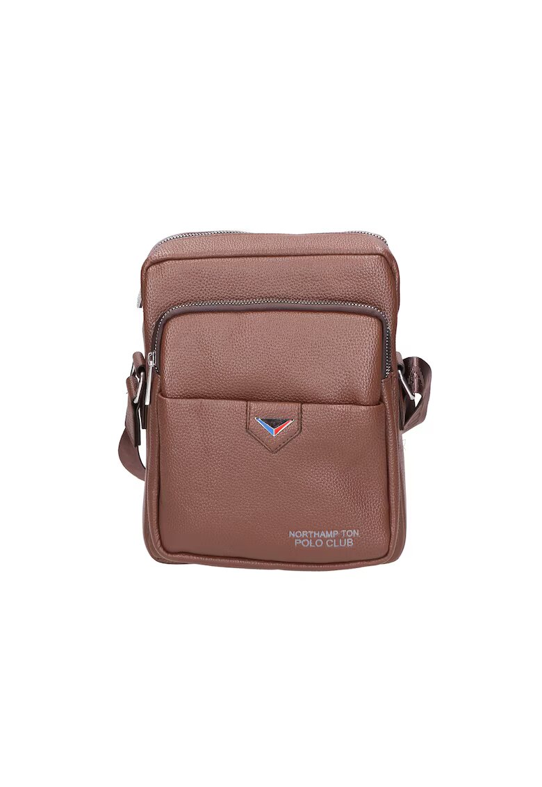 Northampton Polo Club Geanta crossbody de piele ecologica 24503 - Maro deschis
