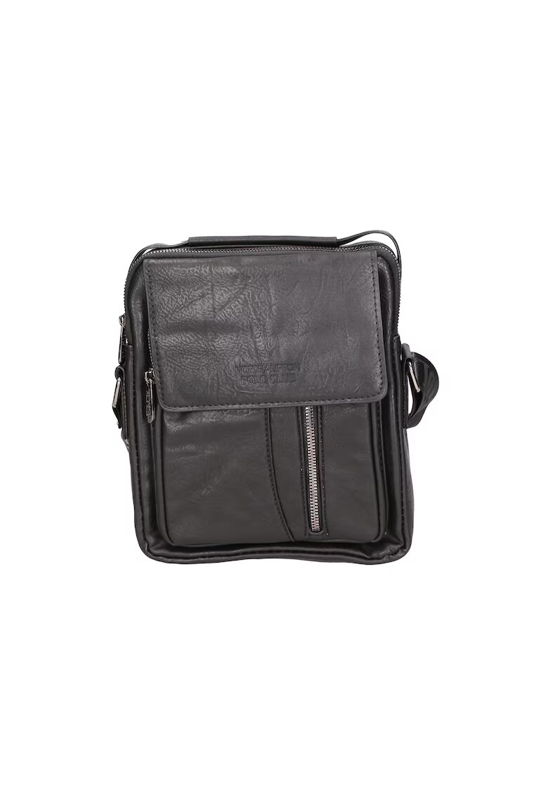 Northampton Polo Club Geanta crossbody de piele ecologica cu barete ajustabile 24507 - Negru