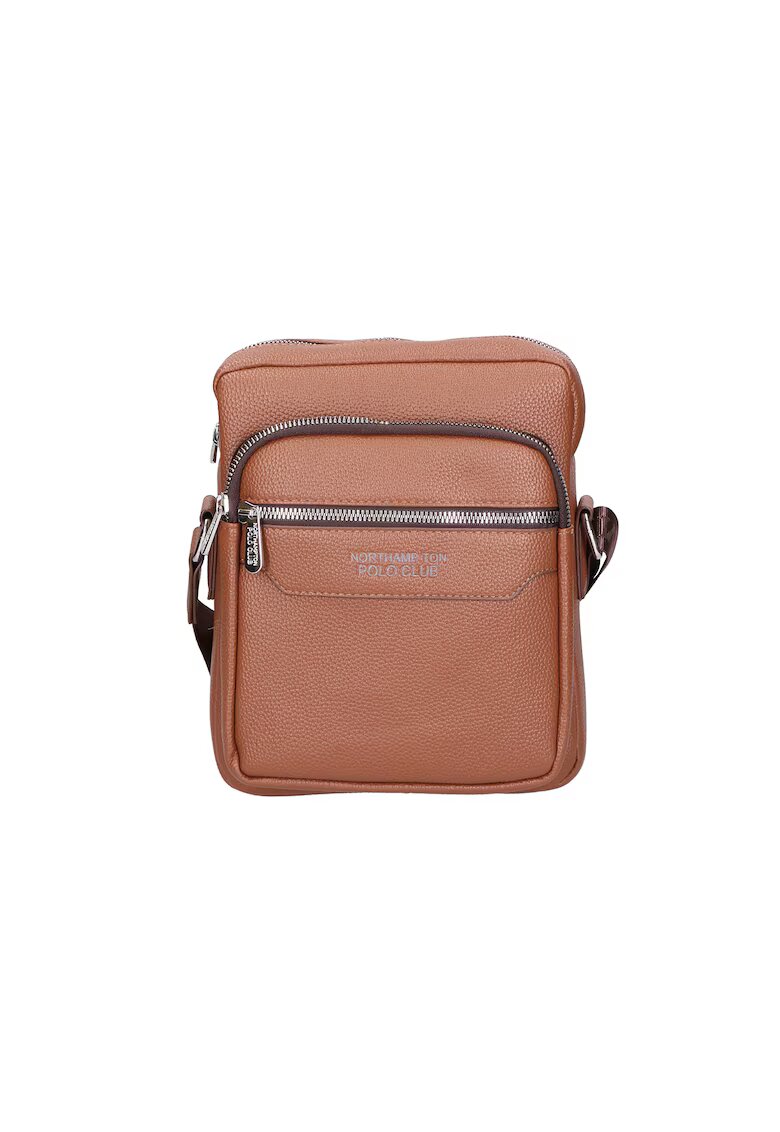 Northampton Polo Club Geanta crossbody de piele ecologica - Maro deschis