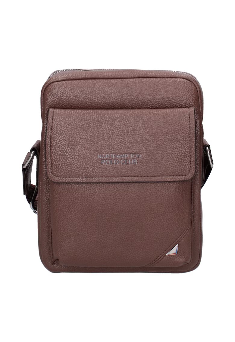Northampton Polo Club Geanta crossbody de piele ecologica - Verde inchis