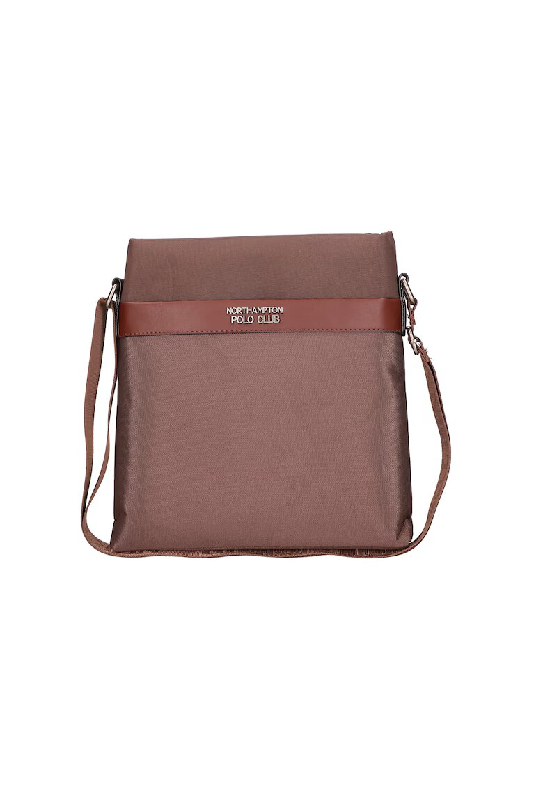 Northampton Polo Club Geanta crossbody din material textil - Maro