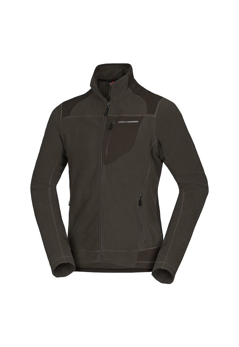 NORTHFINDER Bluza din fleece NorthPolar pentru barbati Bendik - Verde masliniu